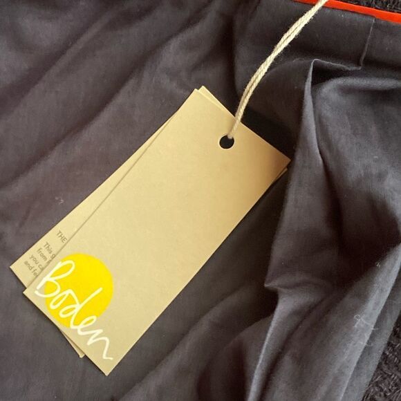 Boden Navy Blue Collared Textured Cotton Blend Jacket Blazer  Sz 2 NWT - Picture 13 of 13